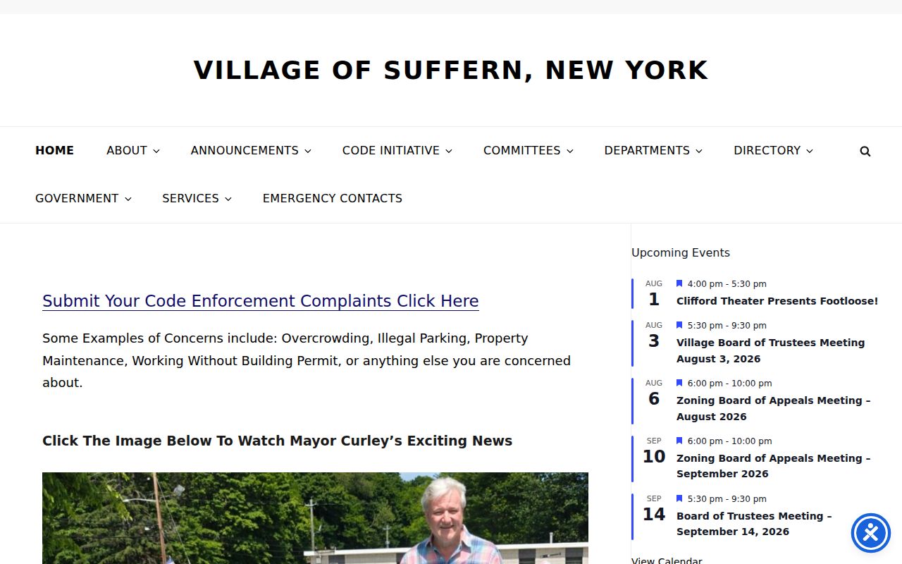 Suffern criminal records municipal website